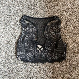 Victoria's Secret Black Lace Lingerie Bra - Small